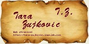 Tara Žujković vizit kartica